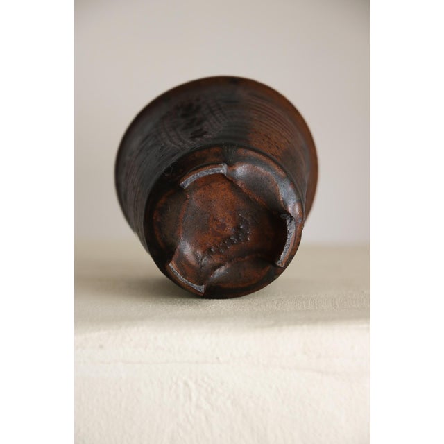 Vintage Midcentury Vessel Attributed to Norman Arsenault For Sale - Image 4 of 5