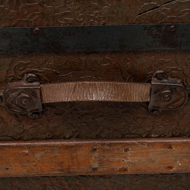 19th Century French Wooden Trunk For Sale - Image 13 of 18