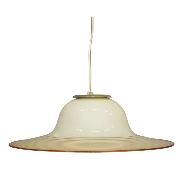Murano Glass Suspension Lamp, 1960s For Sale