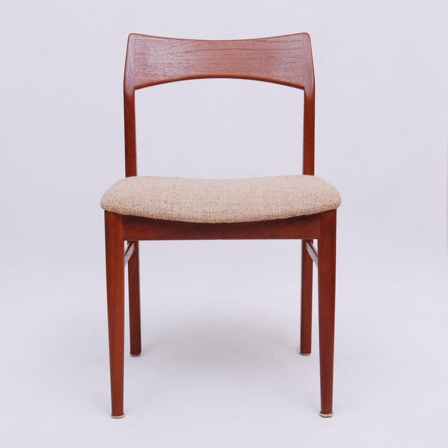 Vintage Dining Chairs by Henning Kjaernulf for Vejle Stole Møbelfabrik, 1960s, Set of 3 For Sale - Image 11 of 16
