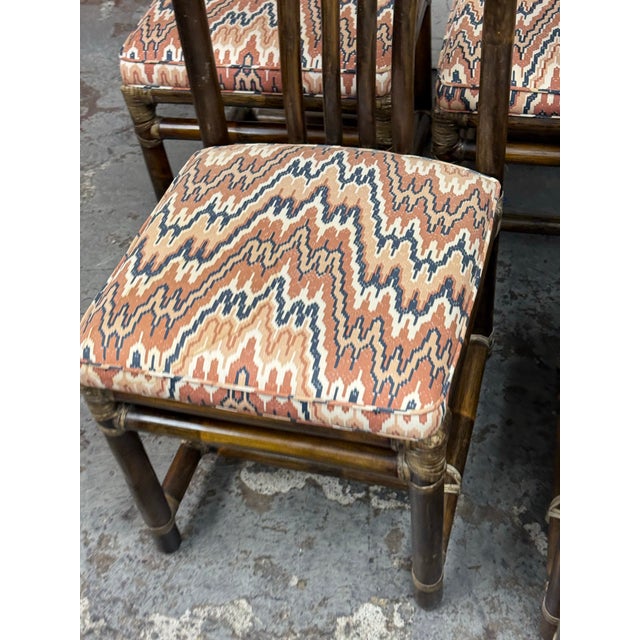 Brown McGuire Furniture Late 20th Century Dining Side Chairs, Set of Eight For Sale - Image 8 of 12
