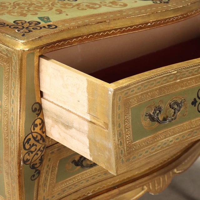 Small Chest of Drawers in Lacquered and Painted Wood For Sale - Image 3 of 10