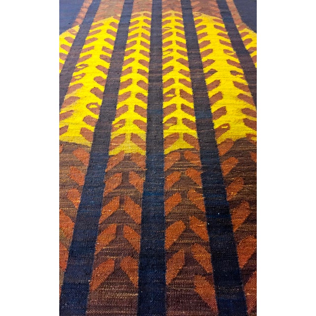 1960s Vintage Kilim Rug in Pure Wool, 1960s For Sale - Image 5 of 16