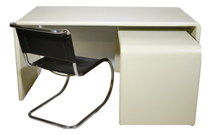 Space Age Nesting Desk in Fiberglass, 1970s, Set of 2