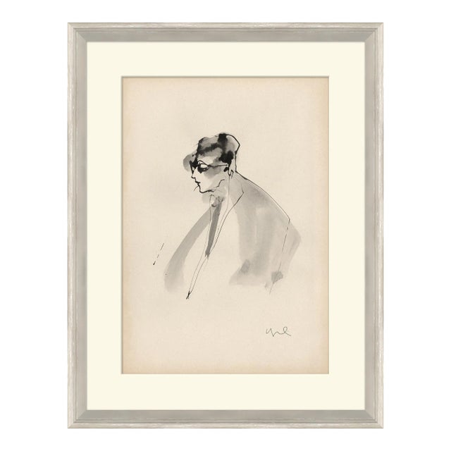 Carrier & Company for Soicher Marin 'Gaze IV' Framed Figurative Print For Sale