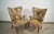 Pair of 1940's Mid century wing armchairs for sale. They have a beautiful butterfly wingback, and are structurally solid...