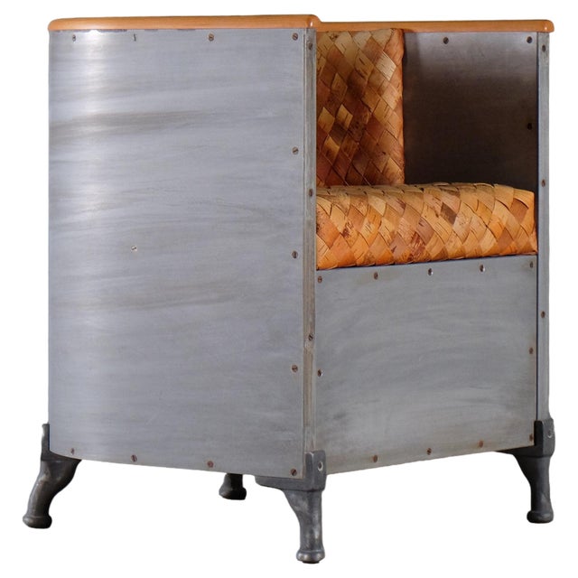 Aluminium Chair Edition 3-50/200 attributed to Mats Theselius for Källemo, 1990s For Sale