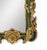 Baroque Vintage Rococo Style Gold-Plated Forest Green Framed Wall Mirror. For Sale - Image 3 of 11