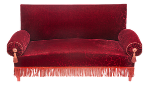 Red Alsatian Sofa, 1950s