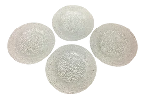 Glass Dessert Plates - Set of 4