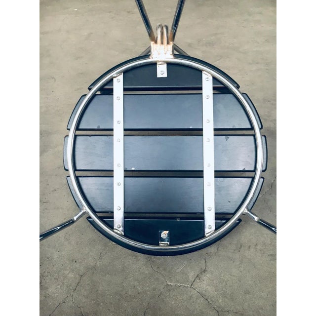 Mid-Century Modern Slender Design Chair, Italy, 1970s For Sale - Image 14 of 16