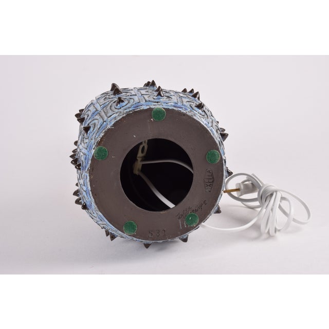 Danish Tall Sculptural Table Lamp by Jette Hellerøe for Axella, 1970s For Sale - Image 10 of 14