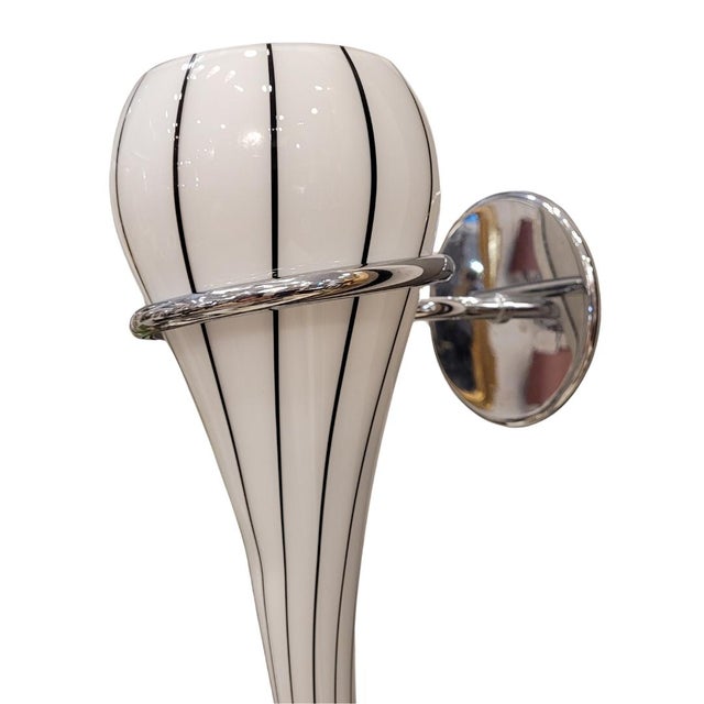 Paulmann Blown Glass Wall Lamp, s. XXI – Germany Extraordinary wall light made of German blown glass. Organic in shape, it...