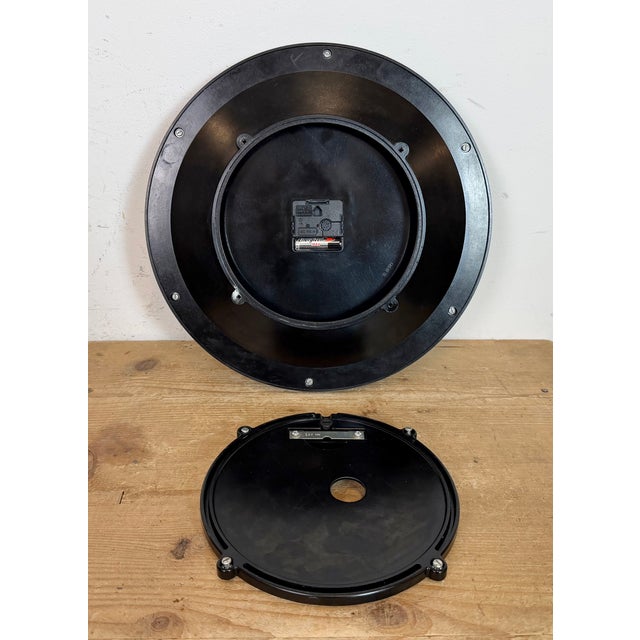 Industrial Bakelite Factory Wall Clock from Elektročas, 1990s For Sale - Image 17 of 18