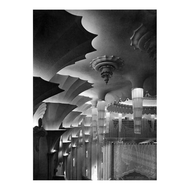 'The Auditorium of the New Victoria Cinema' Unframed Archival Pigment Print For Sale