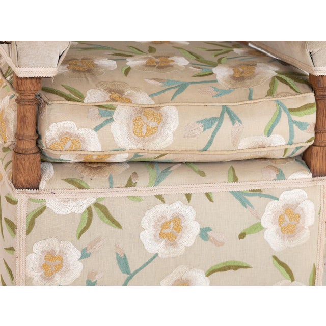 Upholstered Knowle Style Armchair, England Early 20th C. For Sale - Image 16 of 17