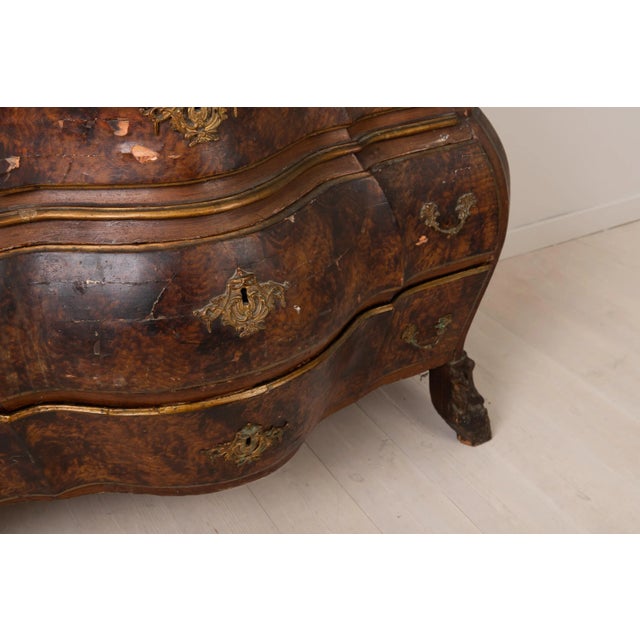 18th Century Swedish Rococo Chest of Drawers For Sale - Image 9 of 14