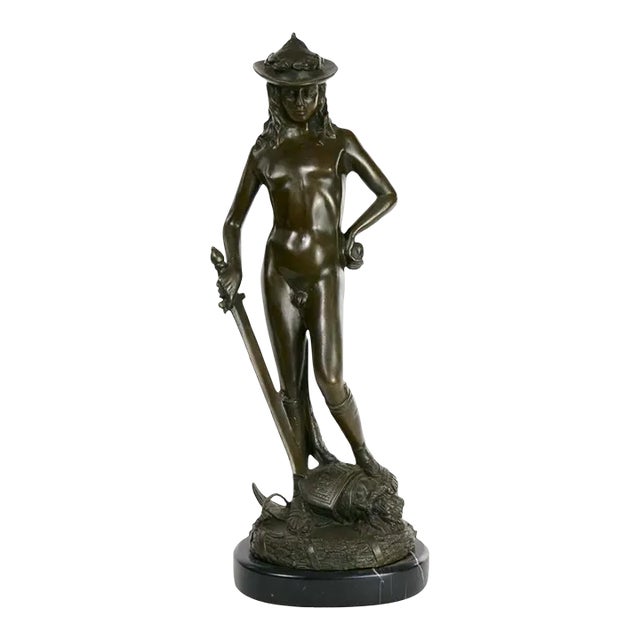 Early 20th Century Donatello Bronze Sculpture For Sale
