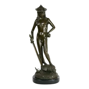 Early 20th Century Donatello Bronze Sculpture
