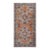 Shabby Chic 1990's Vintage Orange/Blue Wool Rug - 4'9'' X 9'11'' For Sale