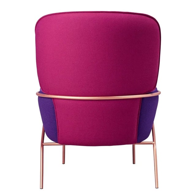 Blue Cotton Armchair by Pepe Albargues For Sale - Image 8 of 10