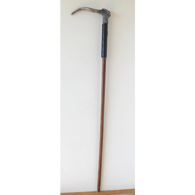 Belfiore 925 Sterling Silver Deer Antler Cane/Walking Stick Belfiore is a renowned Italian silversmith brand, particularly...