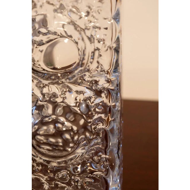 Glass 1970s Mid-Century Crystal Vase by Peill & Putzler For Sale - Image 7 of 9