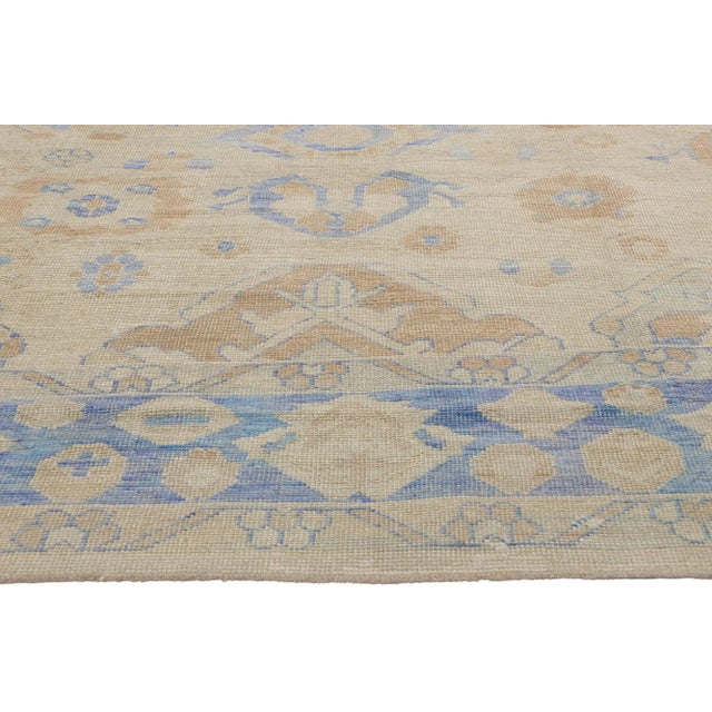 Vintage Modern Turkish Oushak Rug - 10'00 X 14'07 For Sale - Image 4 of 9