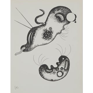 Vassily Kandinsky, Composition aux deux visages, Lithograph For Sale