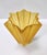 Glass Art Deco Star Shaped Yellow Glass Vase by Pierre Davesn for Daum, 1940s For Sale - Image 7 of 13