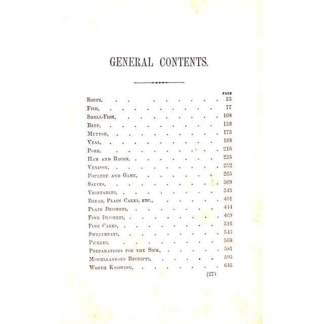 Mid 19th Century "Miss Leslie's New Cookery Book" 1837 Miss Leslie For Sale - Image 5 of 10