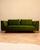 2000 - 2009 Three-Seat Green Velvet Sofa, 2000s For Sale - Image 5 of 6