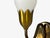 Fog & Mørup, Eight Wall Lights, Brass, Glass, Denmark, 1950s For Sale - Image 12 of 15