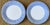 Mid 20th Century English Porcelain Blue and White Basketweave Plates for Salad, Cake or Hors d'Oeuvres - Set of 12 For Sale - Image 11 of 16