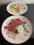 Ceramic 1980s Franklin Mint Fragrant Glory Hand-Painted Roses Plates- Set of 2 For Sale - Image 7 of 8