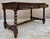 Wood French Carved Wood Writing Table With Barley Twist Legs, Mid-20th Century For Sale - Image 7 of 17