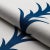 Schumacher Schumacher X Celerie Kemble Acanthus Stripe Fabric in Navy For Sale - Image 4 of 5