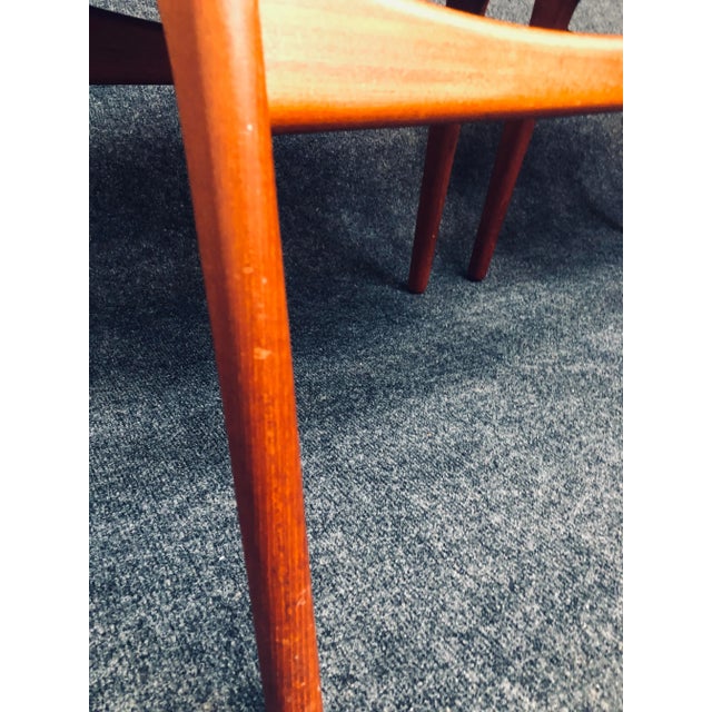 Mid-Century Modern Danish Teak Dining Chairs by Erik Buch for Chr. Christiansen, 1960s, Set of 7 For Sale - Image 3 of 14