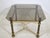 Metal Hollywood Regency Brass Coffee Table with Smoked Glass Top, 1970 For Sale - Image 7 of 7