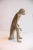 Metal Vintage African Sitting Monkey With Banana Sculpture For Sale - Image 7 of 8