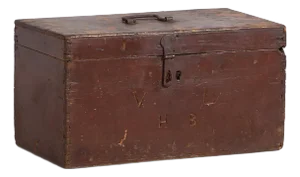 Antique Maroon Chest, 1900