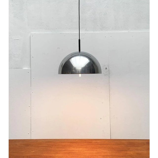 Metal Mid-Century German Space Age Dome Pendant Lamp from Staff Leuchten For Sale - Image 7 of 18