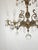 Metal Antique 6 Light Svelte Sparkling Splendid Brass Cut Lead Crystal Chandelier ~ ~ Rewired ~ Restored ~ Rejuvenated ~ Ready to Hang ~ For Sale - Image 7 of 12