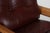Wood Brutalist Lounge Chairs in Oak and Reddish Brown Leather, 1970s, Set of 2 For Sale - Image 7 of 17