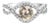 Smoky Quartz Diamond Engagement Ring 2.05cttw 14k White Gold, Size 7.5 For Sale