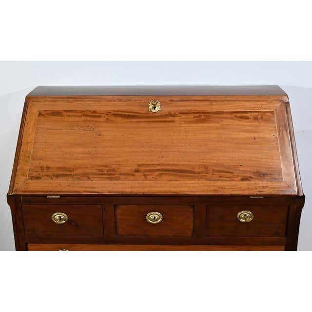 Louis XV Secretaire in Mahogany, 18th Century For Sale - Image 6 of 18