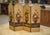 Brown 19th Century Gilt Screen with Oil Painting of Floral Decoration For Sale - Image 8 of 11