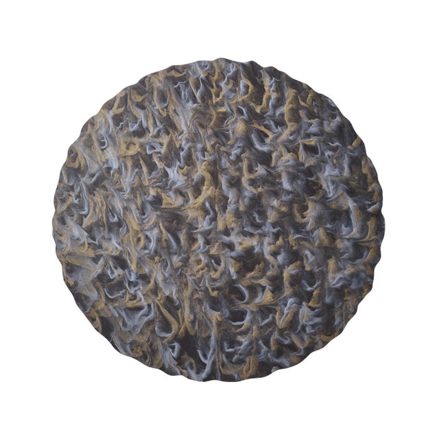 Kim Seybert Marbled Placemat in Black, Gold & White, Set of 4 Chairish