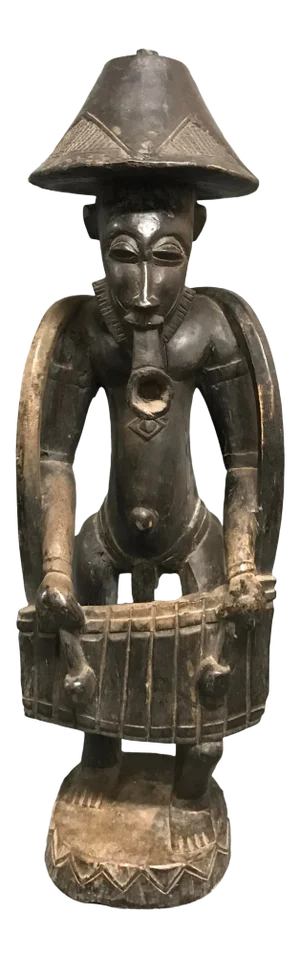 African Tribal Art Senufo Statue Sculpture
