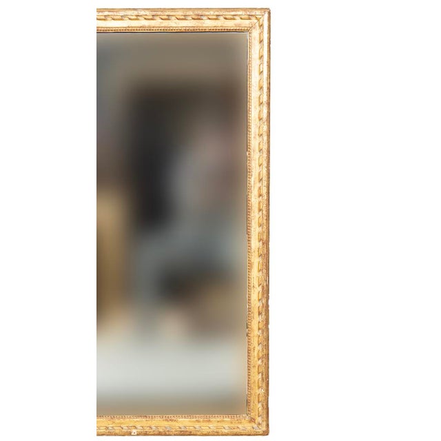 French Louis XVI Giltwood Mirror For Sale - Image 3 of 6